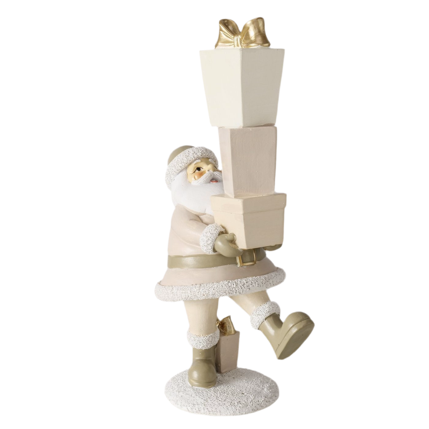 Weihnachtsfigur Aden Weihnachtsmann mit Geschenke Weihnachtsdeko Höhe 23cm