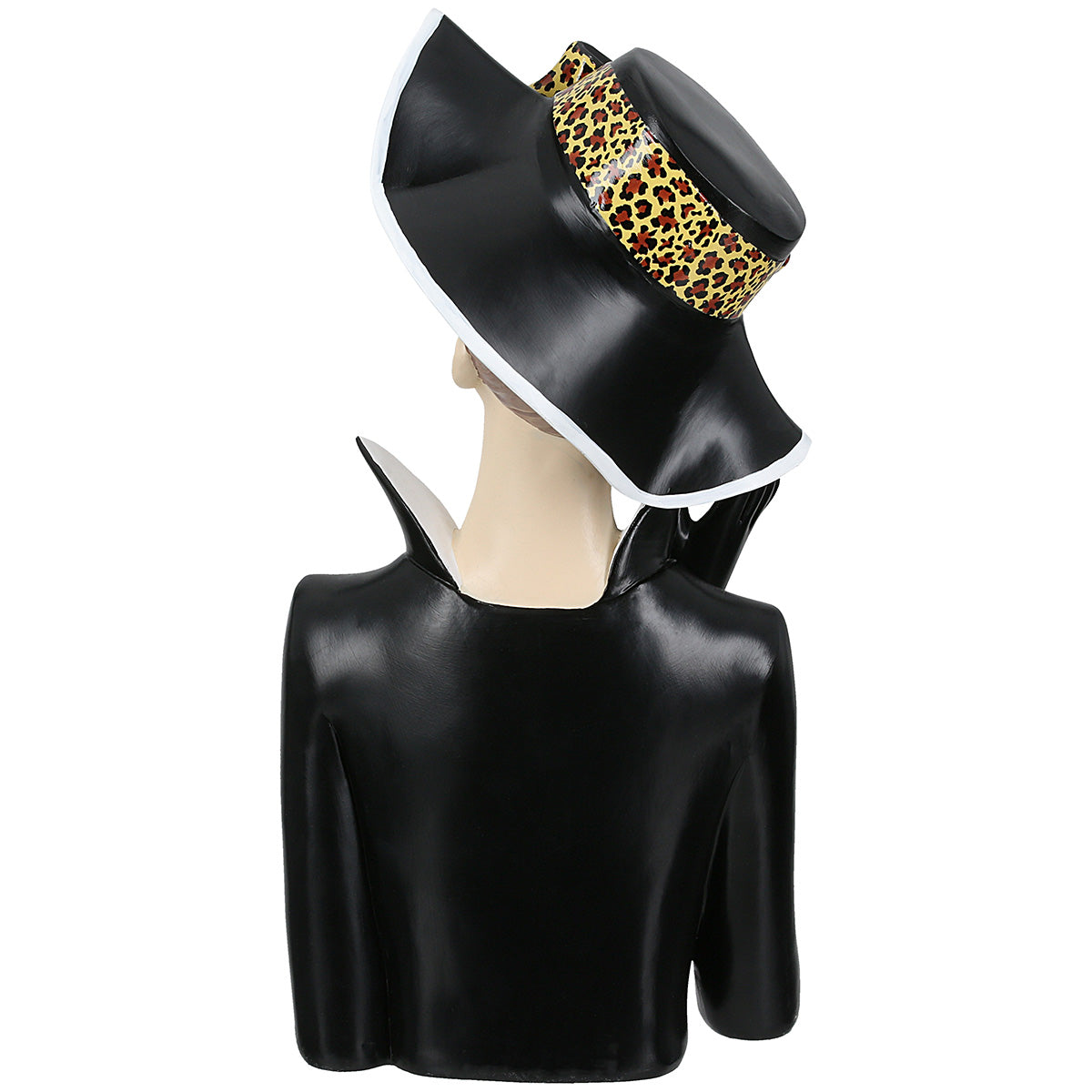 Dekofigur Lady Leopard Dame Polyresin 29 cm