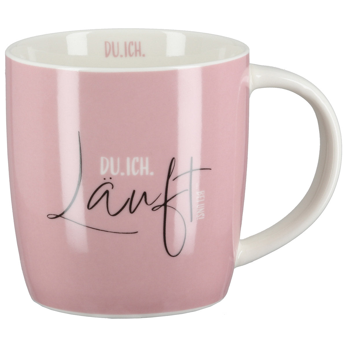 Tassen Set Aurelia DuIch 6er Set aus Porzellan in rosa mit Spruch