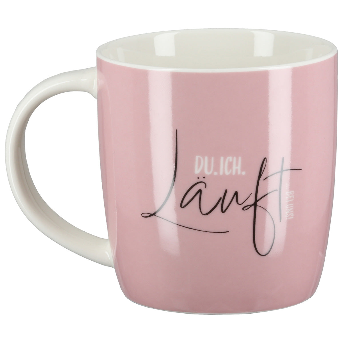 Tassen Set Aurelia DuIch 6er Set aus Porzellan in rosa mit Spruch