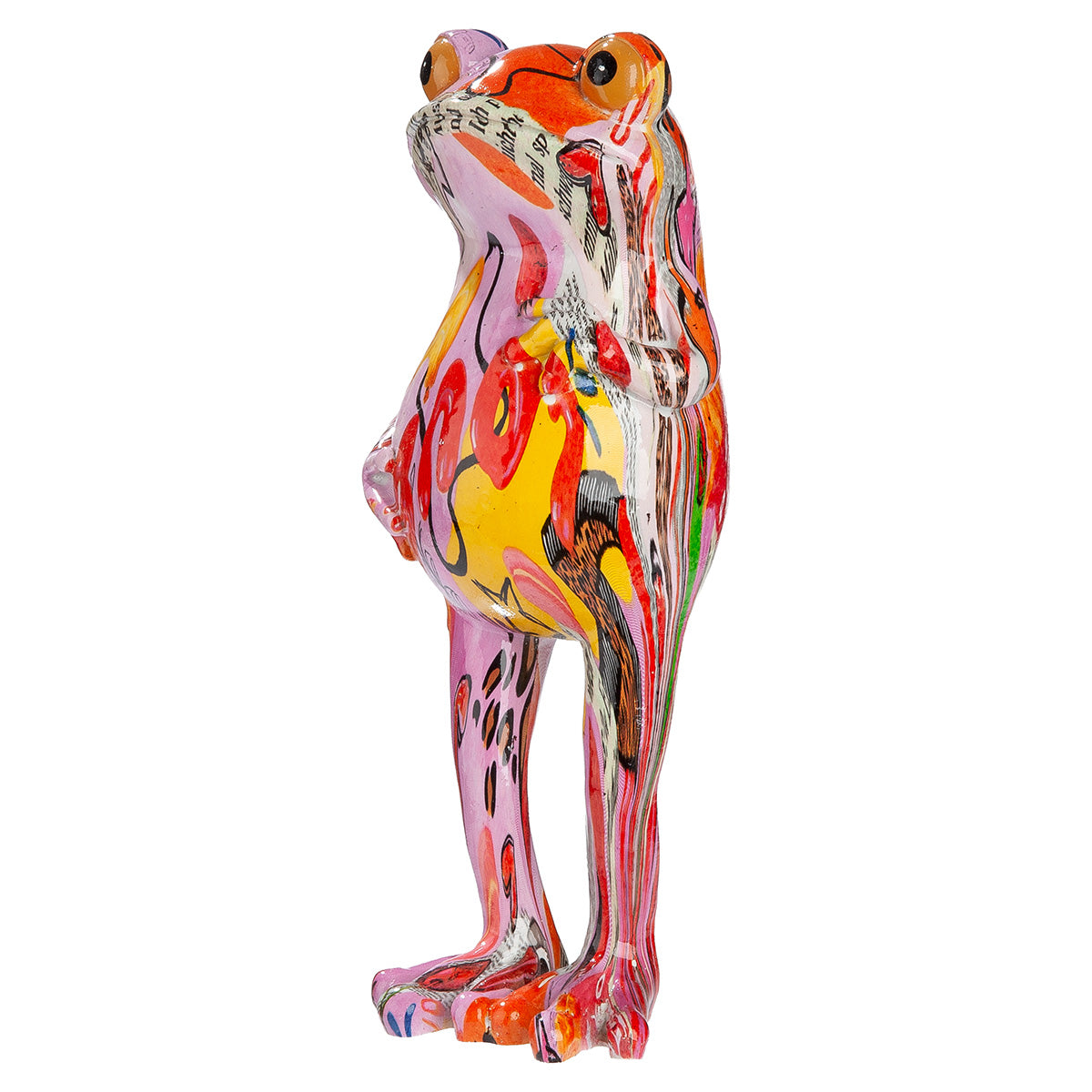 Frosch Figuren Set Liora bunte Deko 20 cm