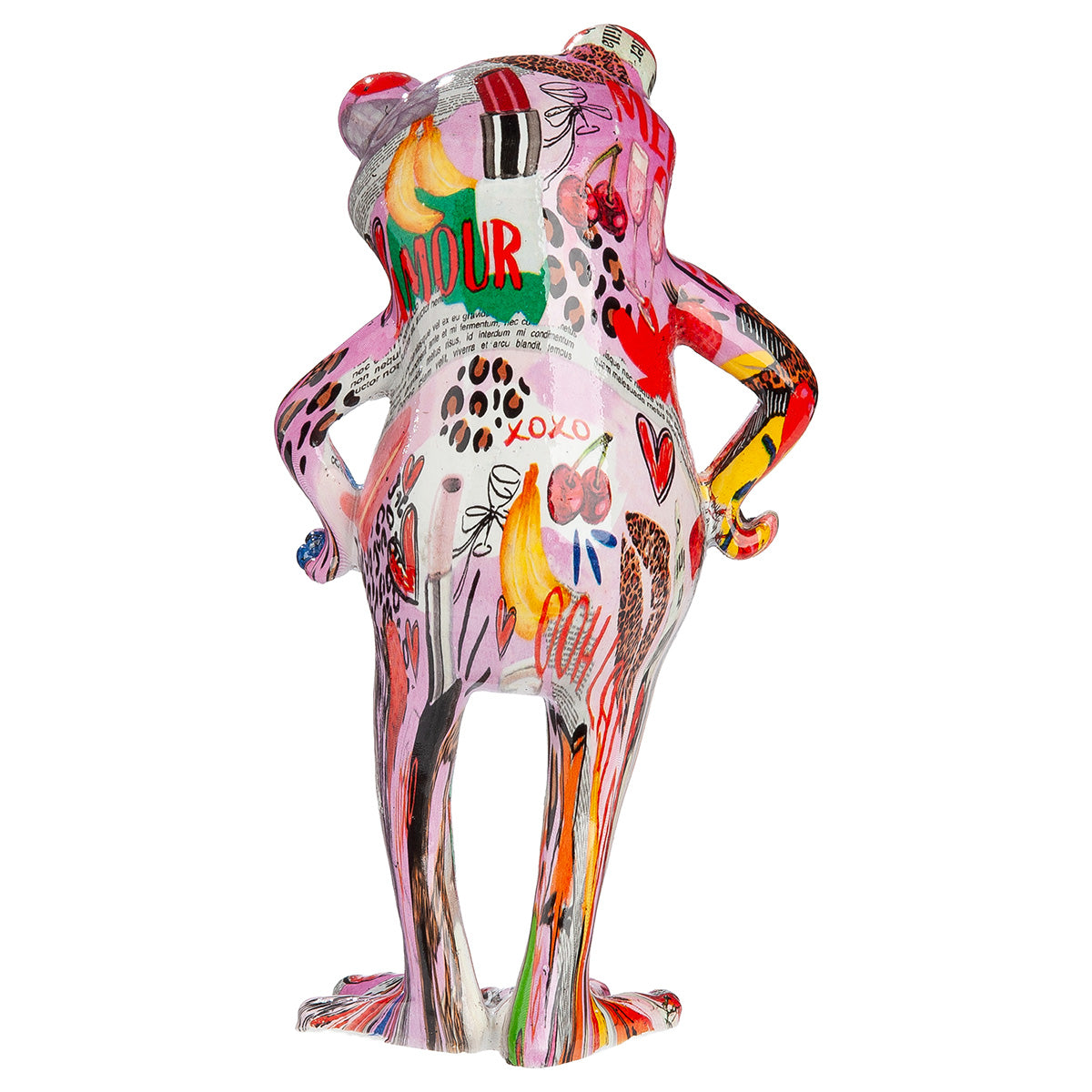 Frosch Figuren Set Liora bunte Deko 20 cm
