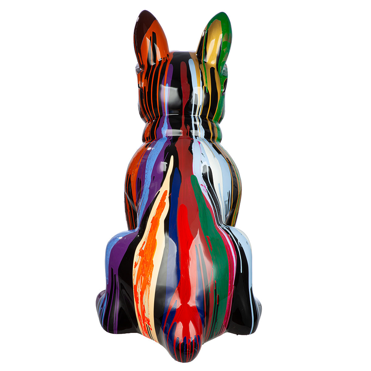 Skulptur Colores moderne Bulldogge Dekofigur 122 cm