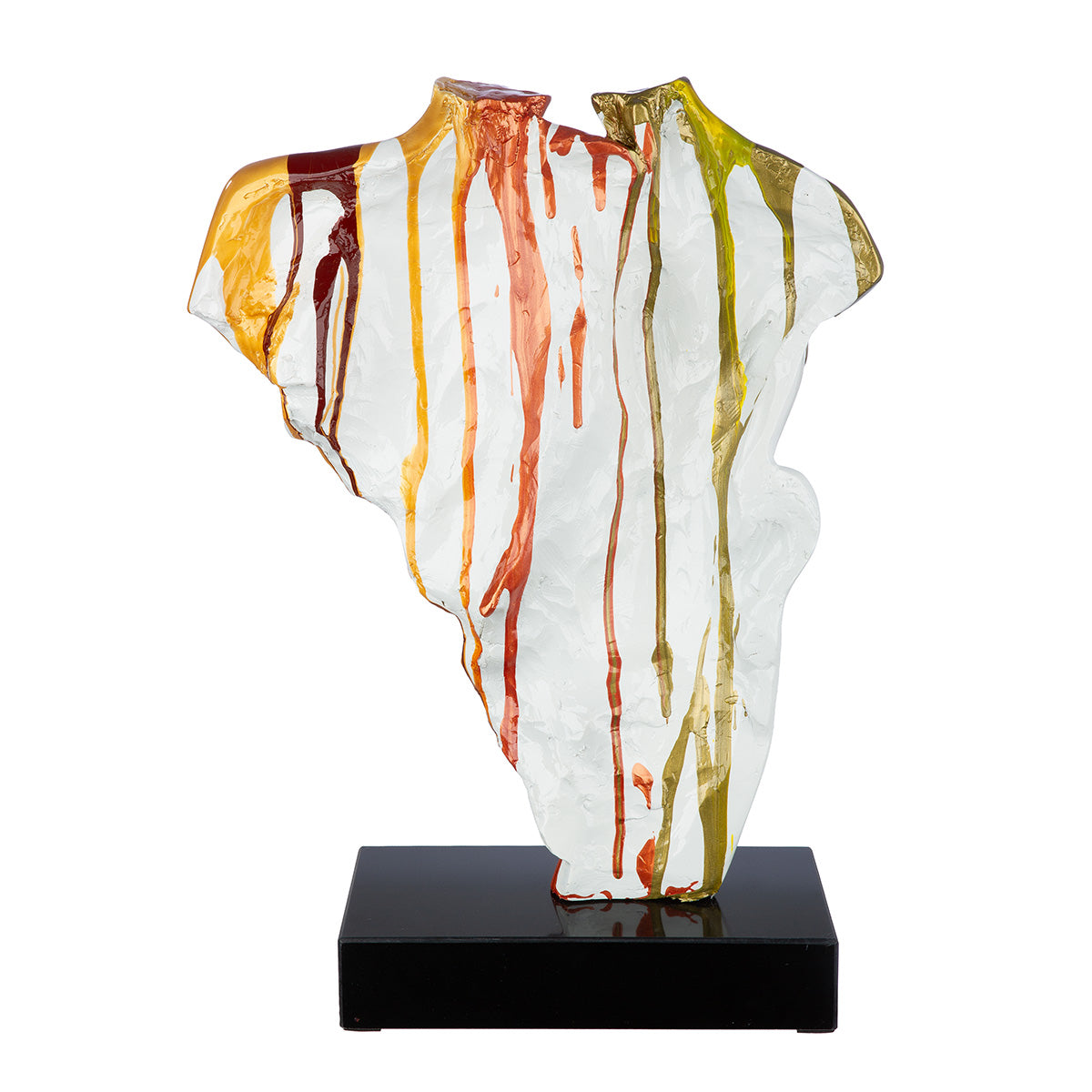 Skulptur Coppia Colorata moderner Torso Dekofigur 49 cm