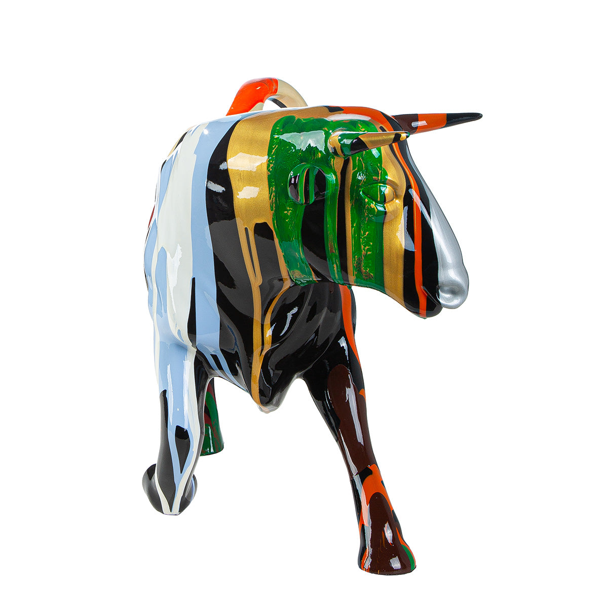Dekofigur Stier Colorox mehrfarbig 60 x 40 cm