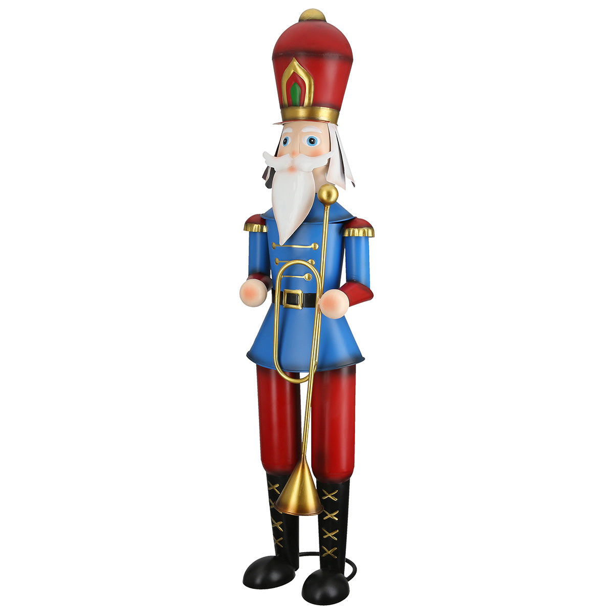 Nussknacker Musican 2er Set Mehrfarbig Metall 72 cm