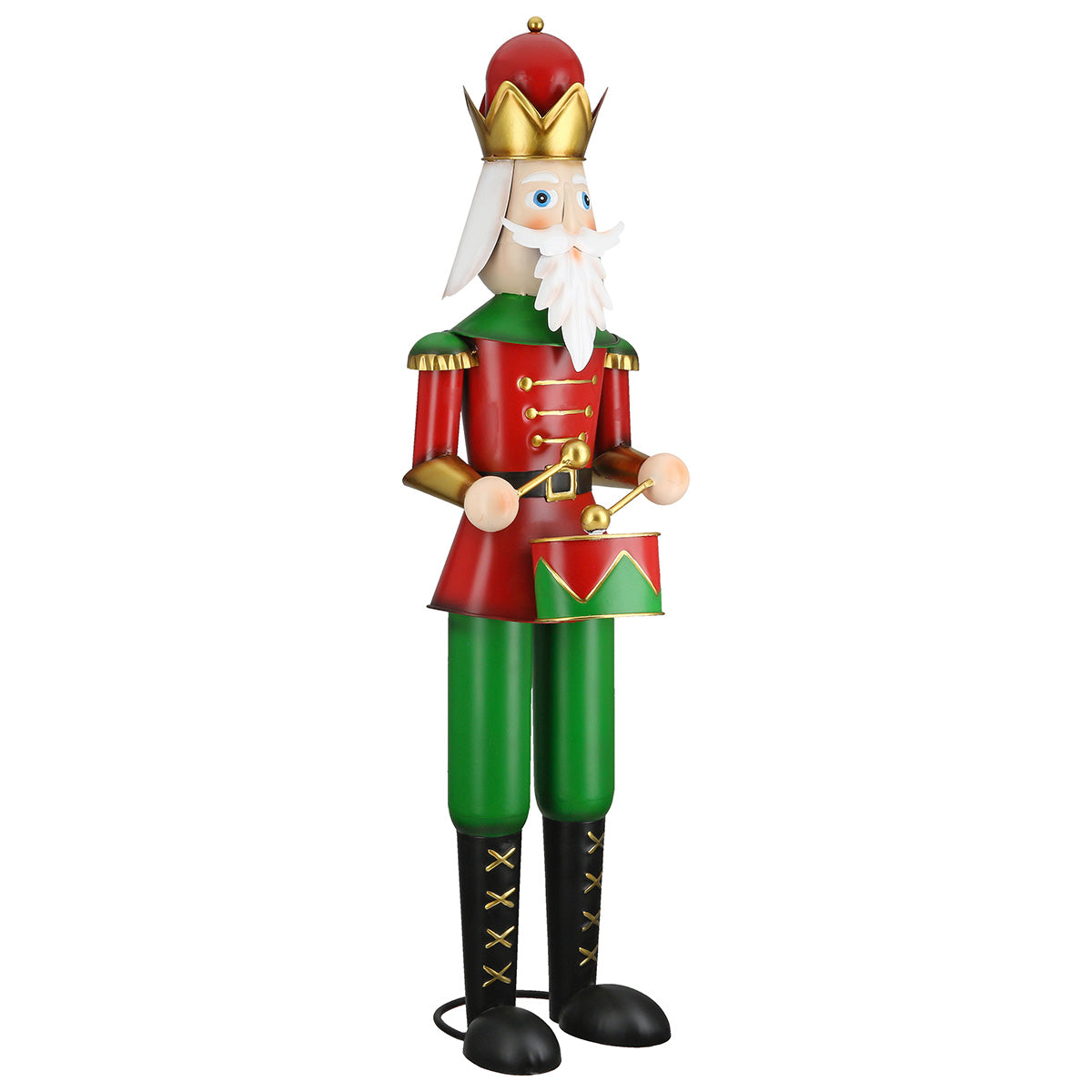 Nussknacker Musican 2er Set Mehrfarbig Metall 72 cm