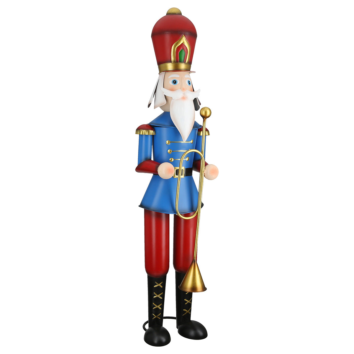 Nussknacker Musican 2er Set Mehrfarbig Metall 72 cm