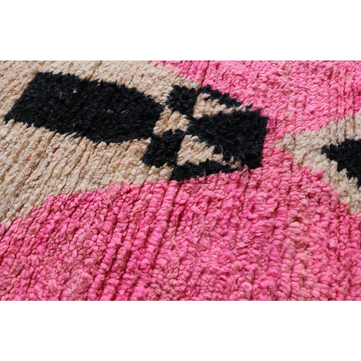 Berber Wollkorridor Teppich 74 x 322 cm
