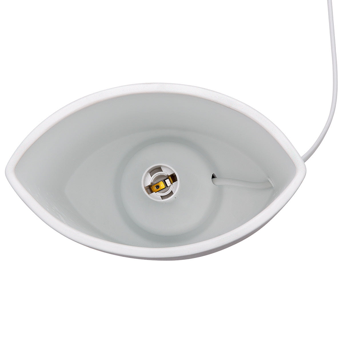 Tischleuchte Oculis Eye Weiß Porzellan 20 cm