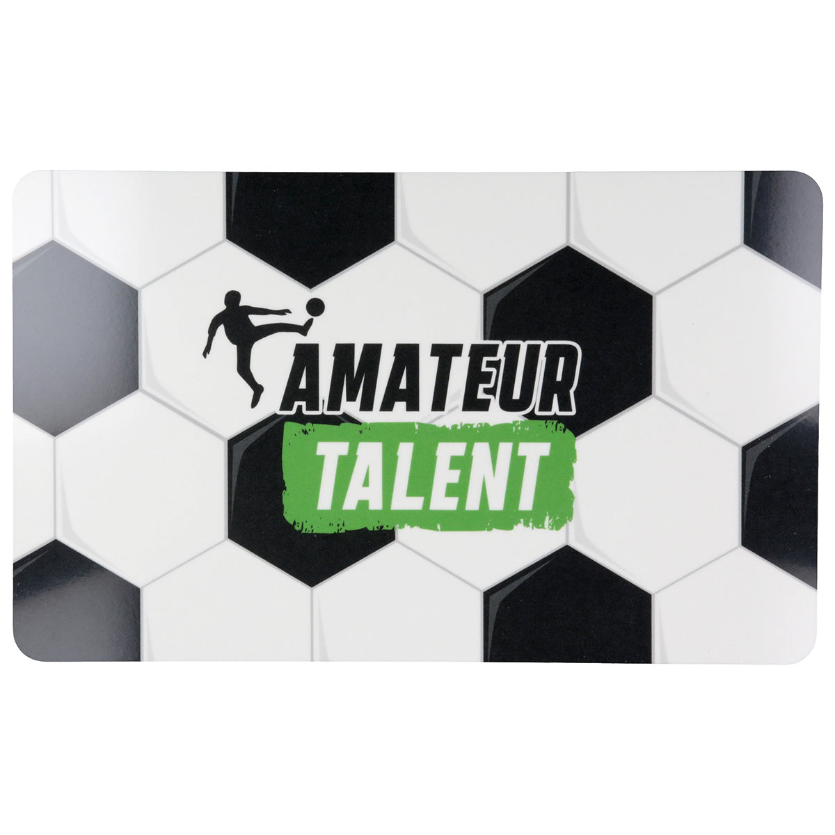 Frühstücksbrettchen Set Amateur Talent 6 teilig schwarz weiß 23,5 cm