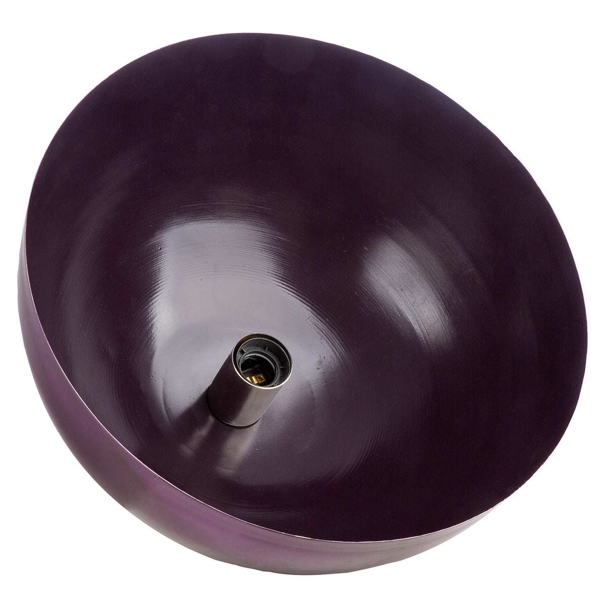 Hängeleuchte Lumina Rund Lila Metall 36 cm