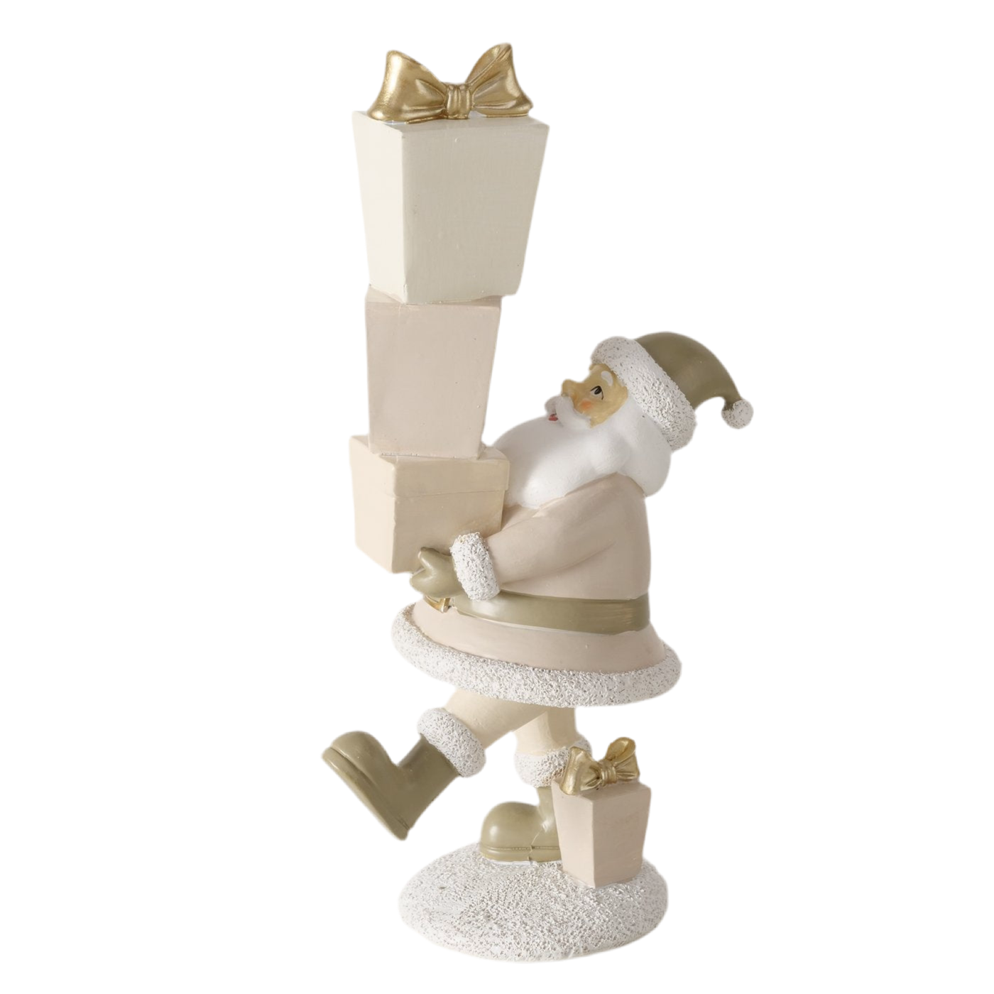 Weihnachtsfigur Aden Weihnachtsmann mit Geschenke Weihnachtsdeko Höhe 23cm