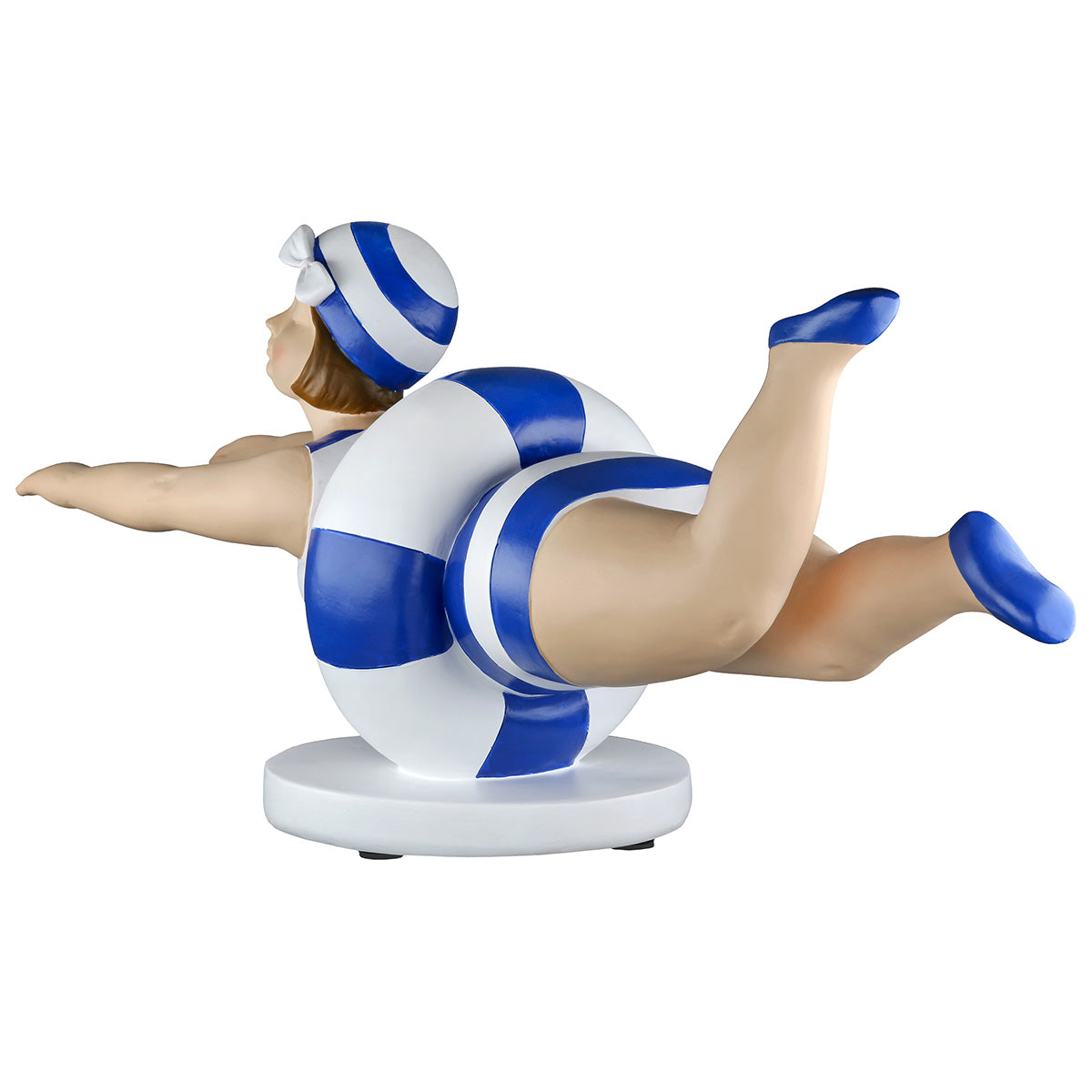 Dekofiguren Badenixe Marla 2er Set blau weiß Breite 38,5cm