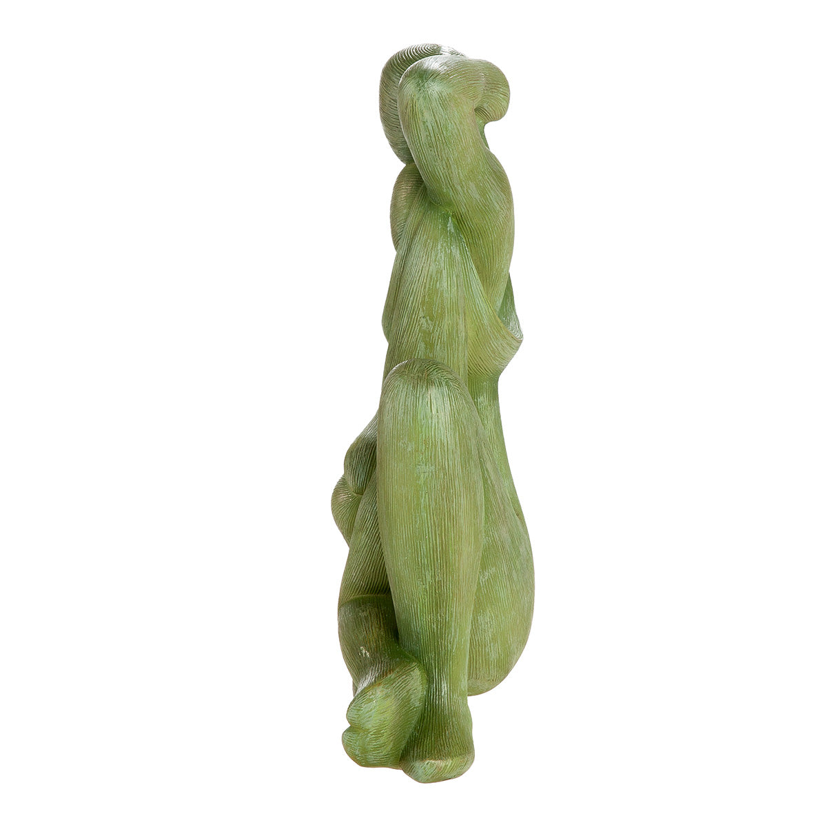 Figur Silent Movement Frauenskulptur modern grün