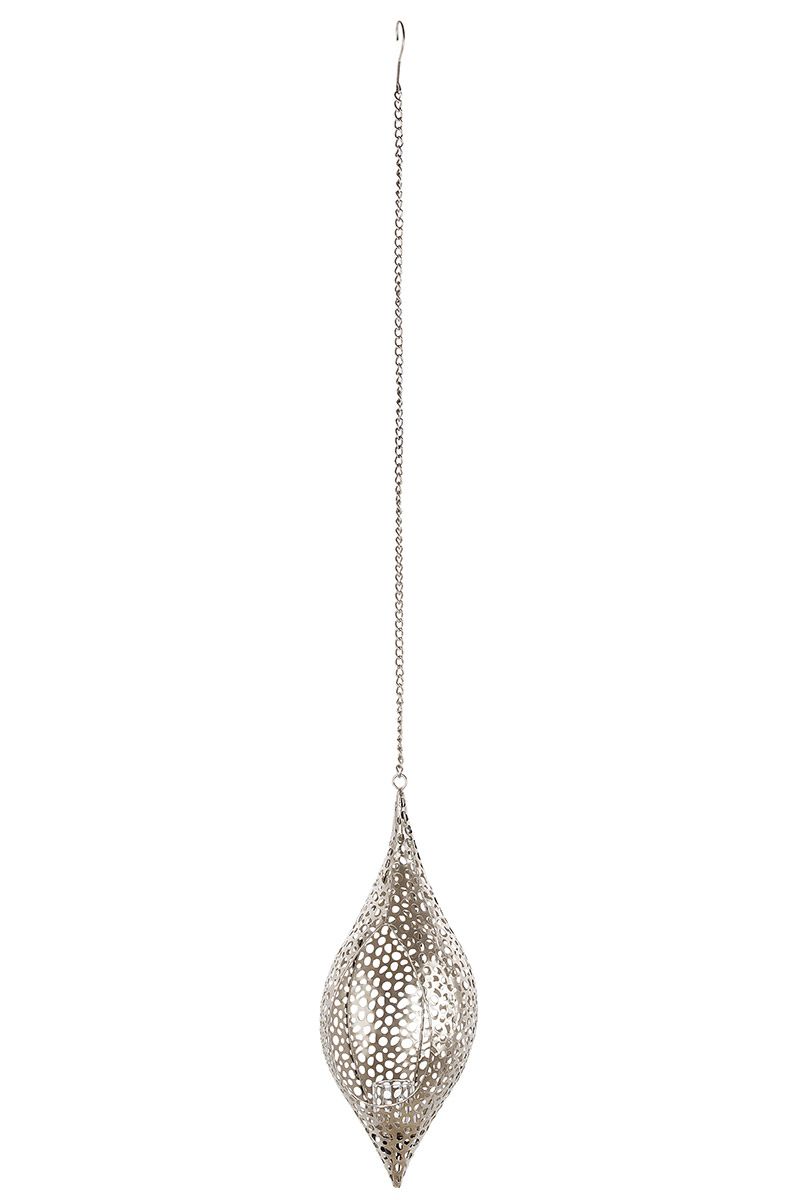 Set van 3 metalen hangende kroonluchters "Chico" - elegant trio voor sfeervolle momenten, hoogte 86cm