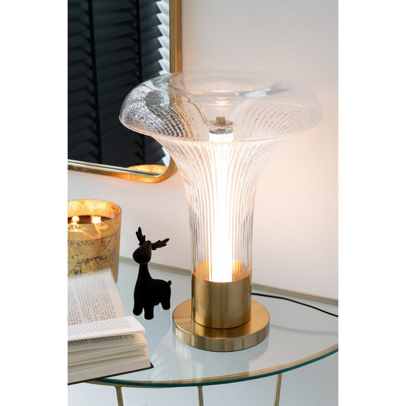 LED tafellamp Lumina Aura in goud design, 55 cm