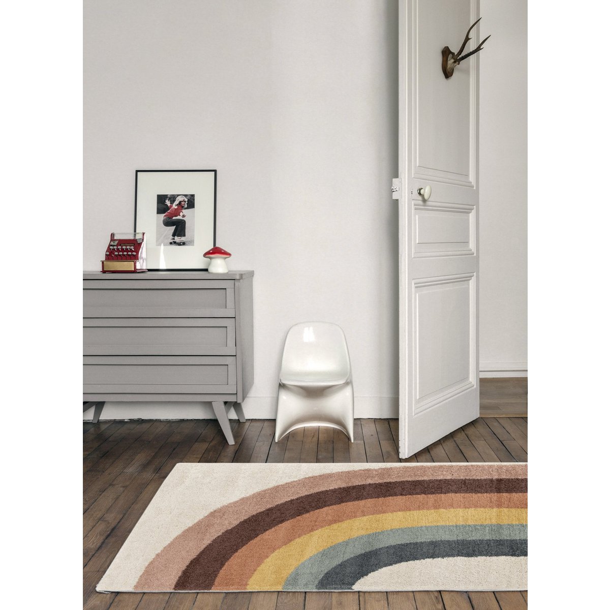 Dicker und bequemer Kinderteppich COLORS