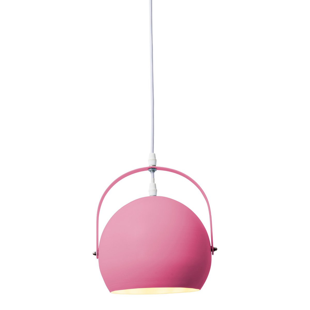 Pendelleuchte "COLORADO" pink Ø ca. 25 cm, Metall, E27-Fassung, Beleuchtung für Wohnzimmer, Esszimmer, Kinderzimmer