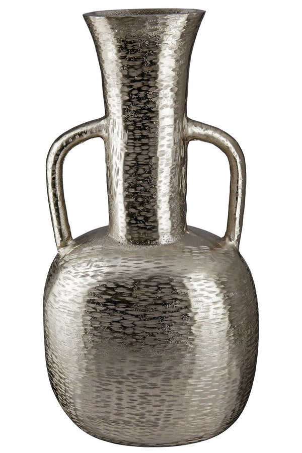 Aluminum vase bulbous "Lola" height 46 cm gold colored