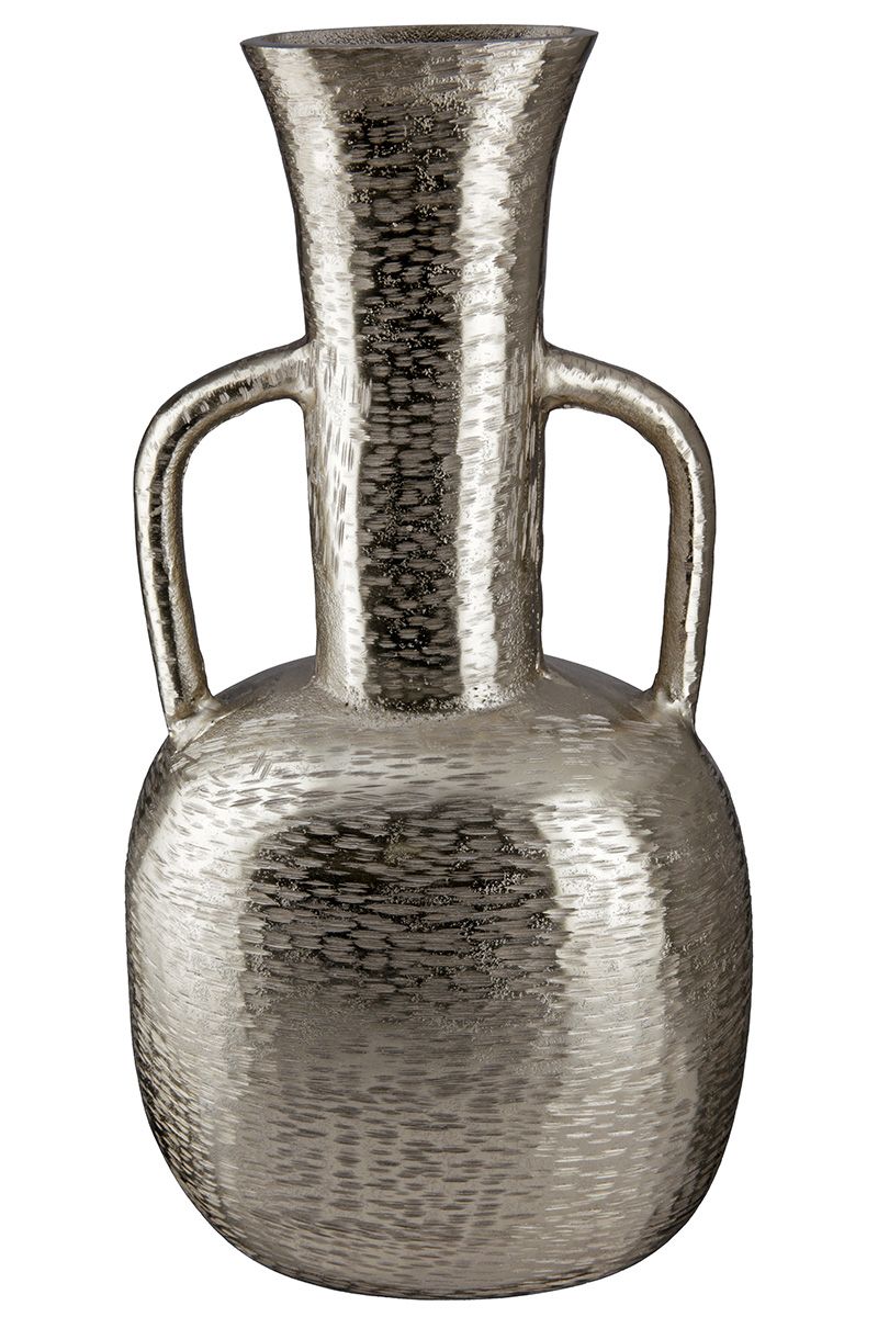 Aluminium Vase bauchig "Lola" Höhe 46 cm Goldfarben