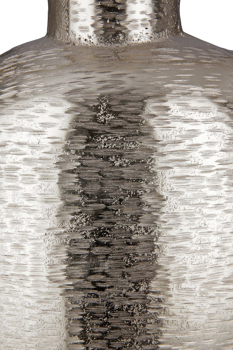 Aluminum vase bulbous "Lola" height 46 cm gold colored