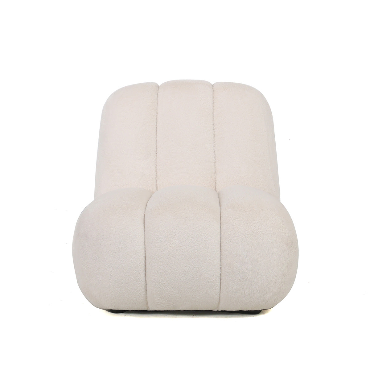 Sessel Amaris creme flauschig 87 x 73 x 74 cm