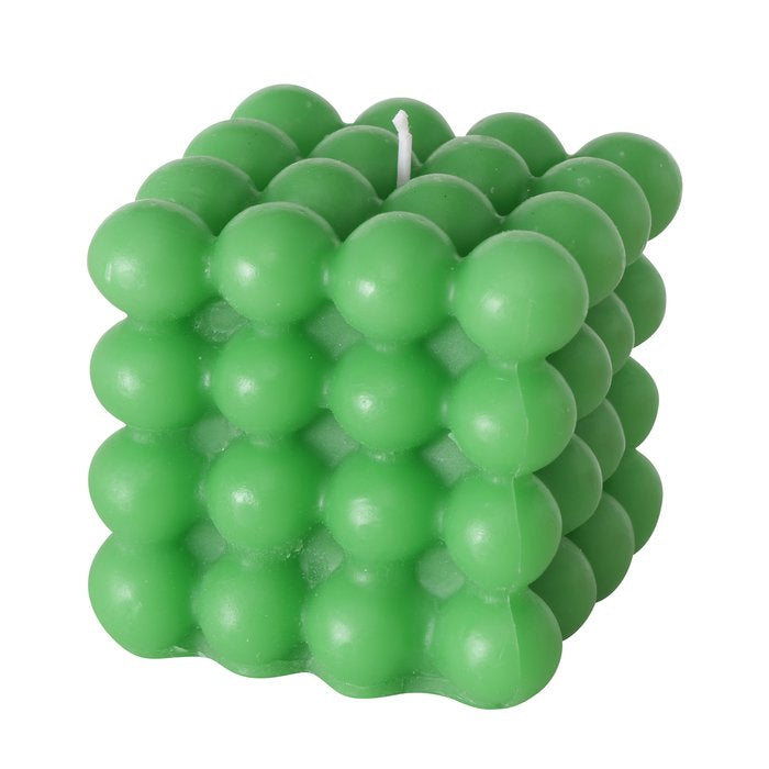 Colorful Bubble candle set – atmospheric light in yellow, green, pink