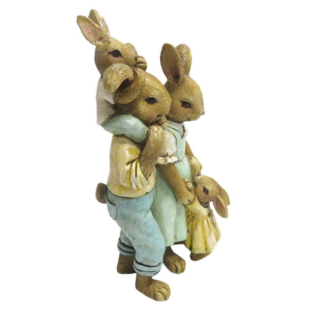 Decoration Rabbit Multicolored 8x6x15 cm