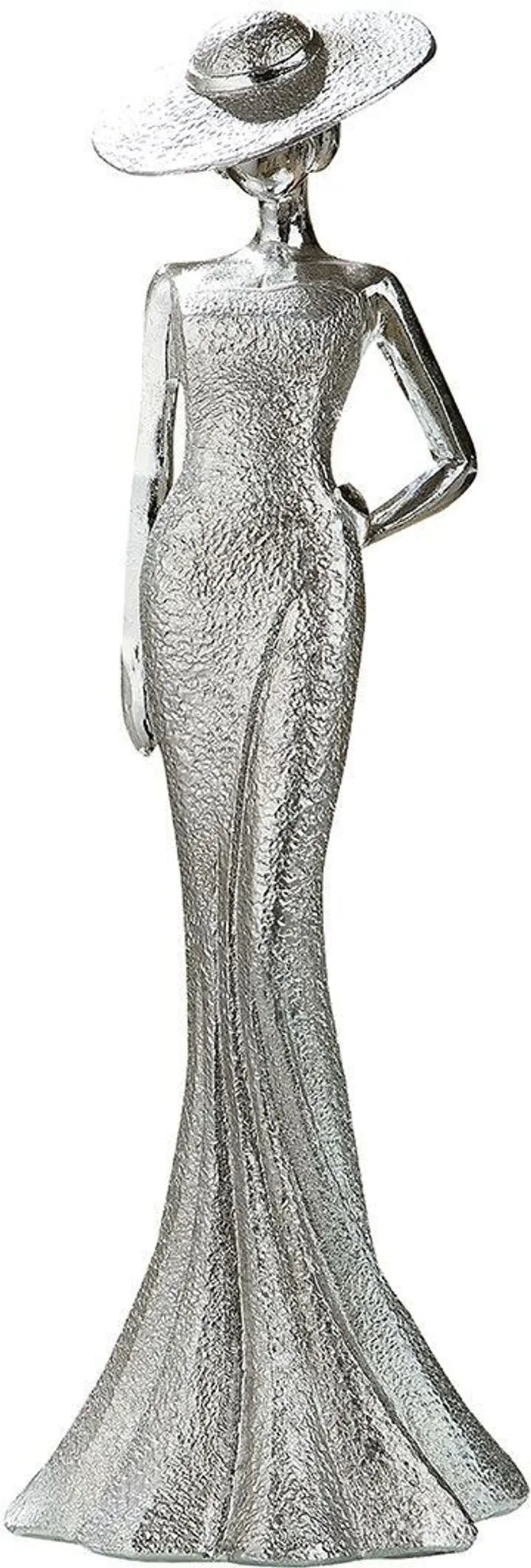 Dekofigur 2er Set Velmora Ladies Silber 30 cm