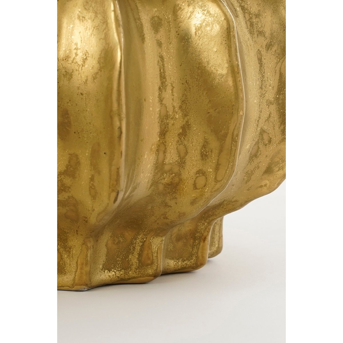 Altea Vase - H35 x Ø33 cm - Keramik - Gold