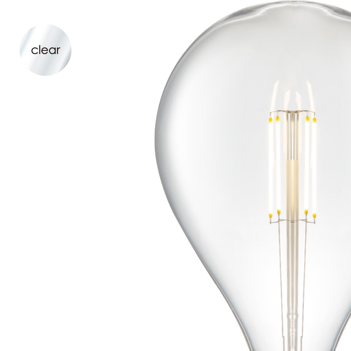 Home Sweet Home dimmable LED Carbon B E27 G160 4W 440Lm 3000K Clear