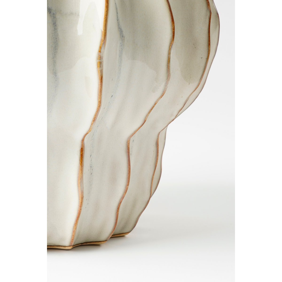 Altea Blumenpot im Inneren - H20 x Ø25 cm - Keramik - Weiß