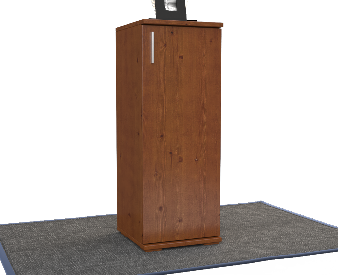 Nobis Kommode Sideboard | Anrichte | 1-Türig | 107cm hoch | 100% Bio Kiefer Massivholz