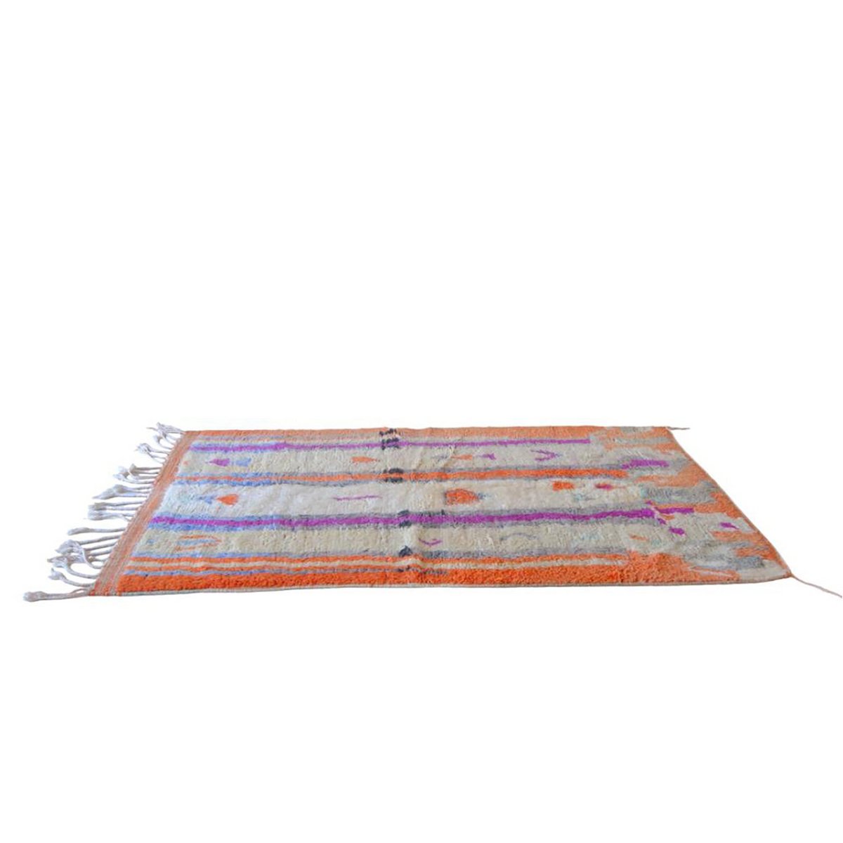 Zeitgenössischer Berber Berber Teppich Boujaad 140 x 212 cm