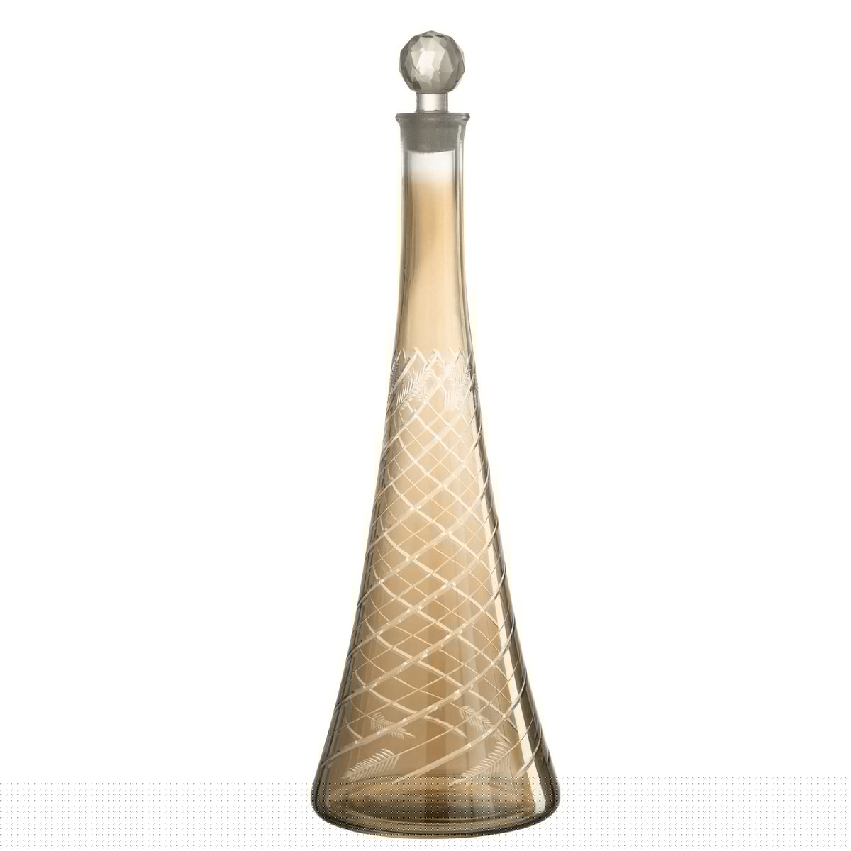 J-Line Carafe Steel – Glass – Grey