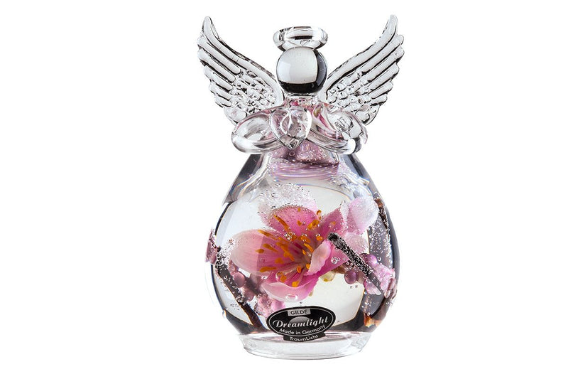 Glazen engel Hanami - delicate bloemenpracht voor thuis, set van 6