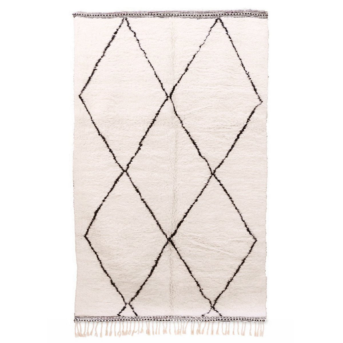 Marokkaner Berber Teppich reiner Wolle 202 x 347 cm