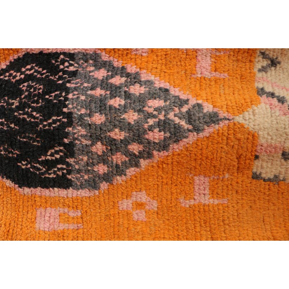Marokkanischer Berber-Flurteppich aus reiner Wolle, 77 x 375 cm