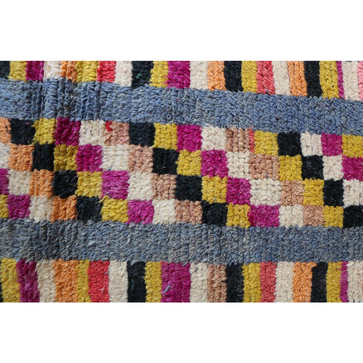 Marokkaner Berberkorridor Teppich reines Woll 71 x 413 cm
