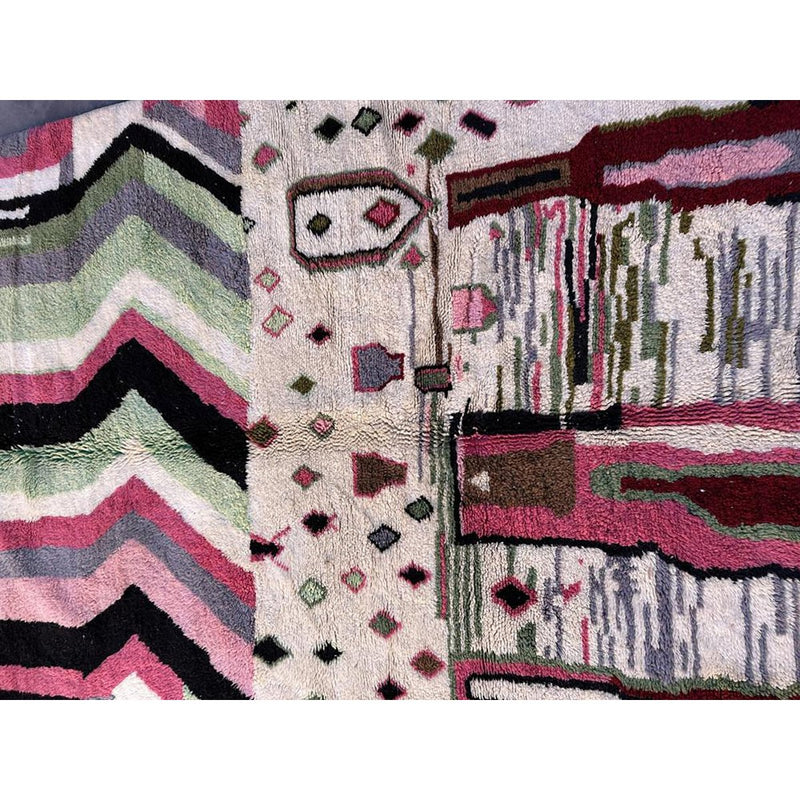 Marokkanischer Berberteppich aus reiner Wolle, 203 x 292 cm