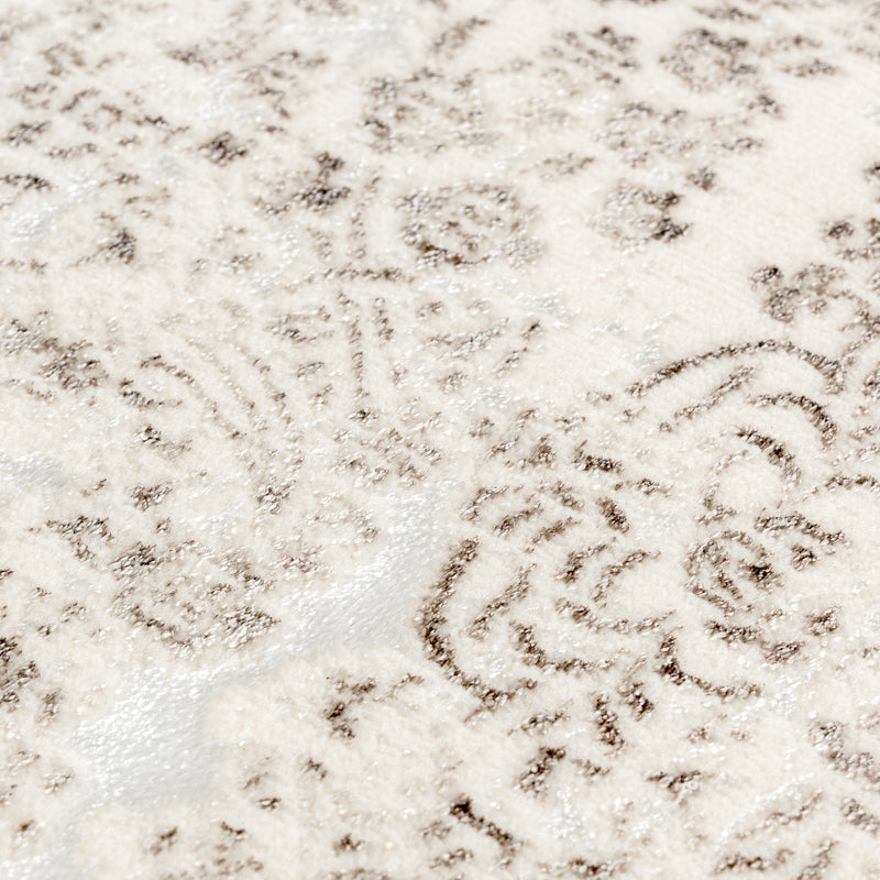 Sehrazat Premium Diamond 7810 Collection Beige - Moderner Designer Teppich mit 3D-Effekt