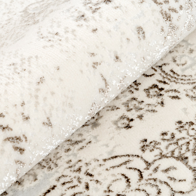 Sehrazat Premium Diamond 7810 Collection Beige - Moderner Designer Teppich mit 3D-Effekt