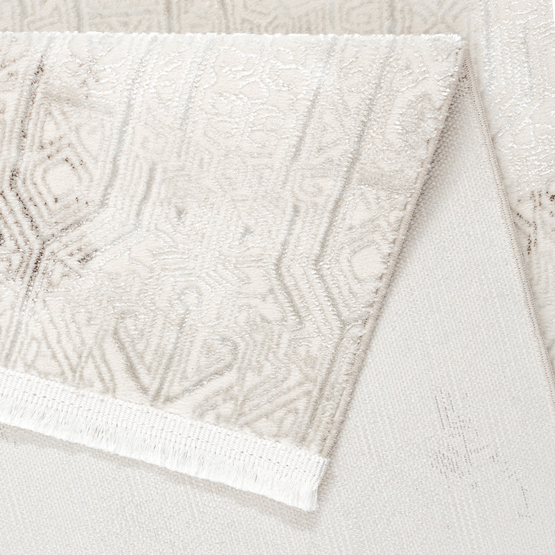 Sehrazat Premium Diamond 7820 Collection Beige - Modern designer carpet with 3D effect