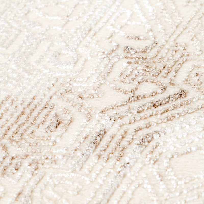 Sehrazat Premium Diamond 7820 Collection Beige - Modern designer carpet with 3D effect