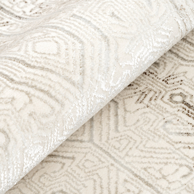 Sehrazat Premium Diamond 7820 Collection Beige - Modern designer carpet with 3D effect
