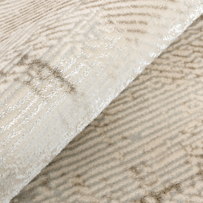 Sehrazat Premium Diamond 7830 Collection Beige - Modern designer carpet with 3D effect