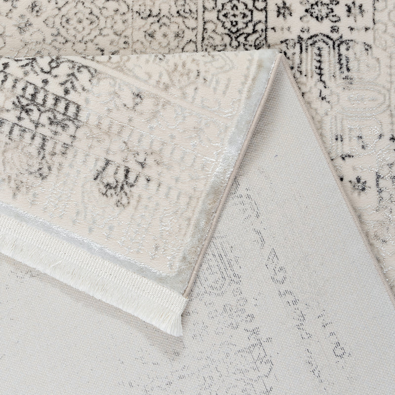 Sehrazat Premium Diamond 7840 Collection Grey - Moderner Designer Teppich mit 3D-Effekt
