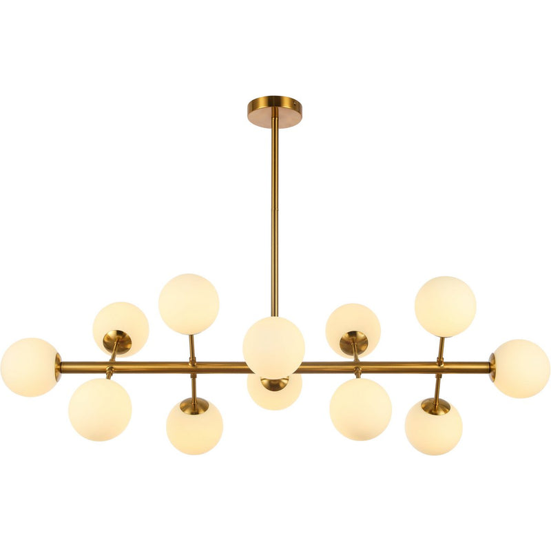 Ella hanglamp wit goud