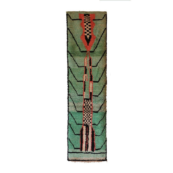 Flurteppich aus reiner Berberwolle, 81 x 294 cm